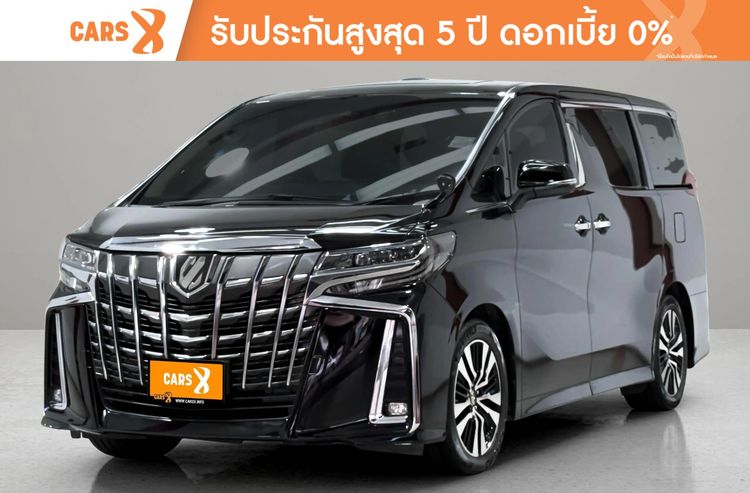 Toyota Alphard 2018 2.5 S C-Package Sedan เบนซิน ไม่ติดแก๊ส เกียร์อัตโนมัติ ดำ
