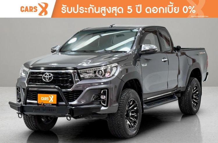 รถ Toyota Hilux Revo 2.4 Prerunner E Plus สี เทา
