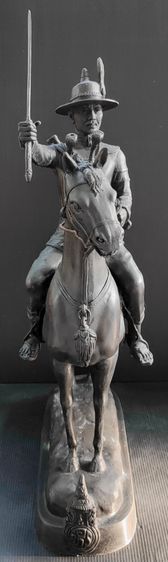 สมเด็จพระเจ้าตากสินมหาราช ทรงม้า วัดอินทาราม รุ่นเสาร์ ๕ สูง 23 นิ้ว  รูปที่ 7