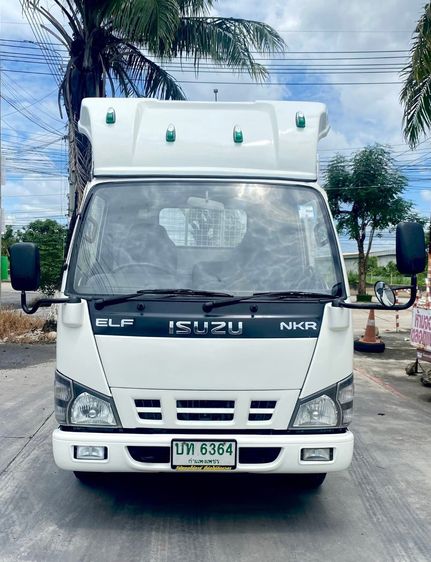 รถ  ISUZU NKR  100 แรง เทอร์โบ  รถห้างแท้ (4 ล้อไม่ติดเวลา) ปี 2550  แหนบหน้า เพลาลอย  กะบะคอกสูง ยาว 3.20 ม. รูปที่ 3