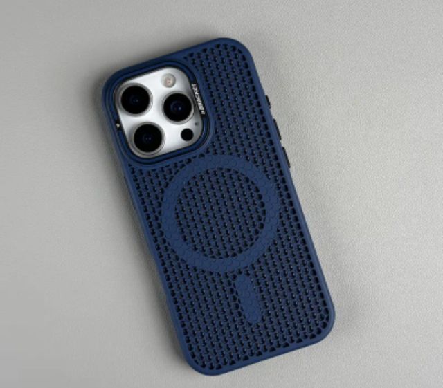 เคสมือถือ iPhone 15, 15 pro, 16, 16 pro พร้อมรองรับ Wireless Charge รุ่น Modern Honey Comb by B'Choices TH รูปที่ 2