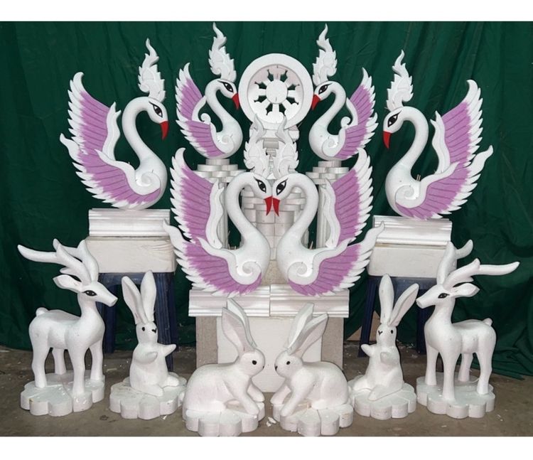 แกะสลักโฟมรูปแบบต่างๆ จัดส่งทั่วประเทศราคากันเองสอบถามได้ รูปที่ 3