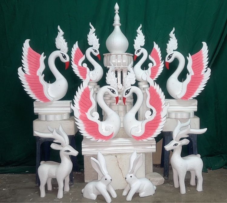 แกะสลักโฟมรูปแบบต่างๆ จัดส่งทั่วประเทศราคากันเองสอบถามได้ รูปที่ 4