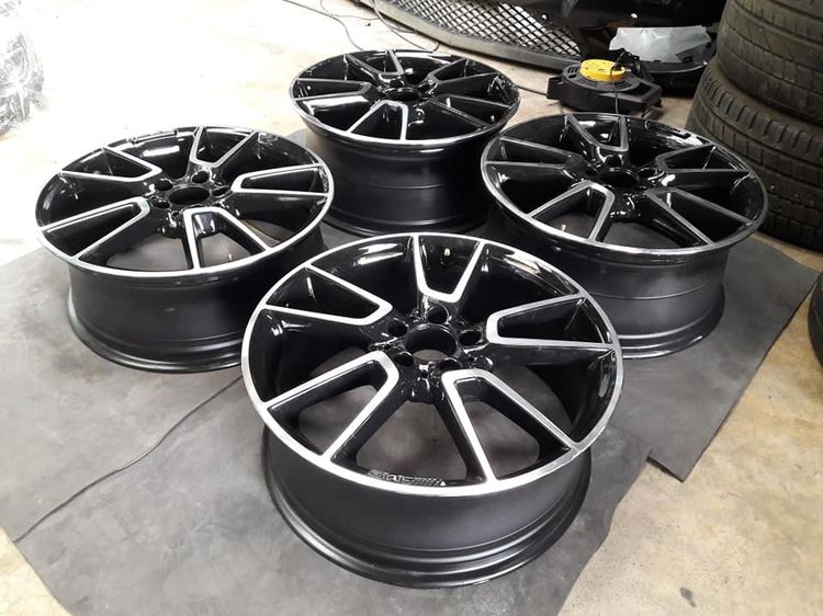 ล้อเบ็นซ์ ล้อBenz C-Class W205 AMG แท้ ลายยูเบี้ยว ขอบ19" ใส่ Benz ได้หลายรุ่น รูปที่ 2