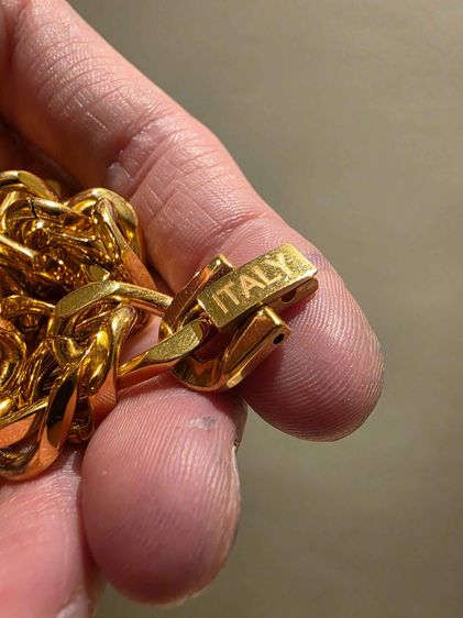 สร้อย อิตาลี่ ของเก่าเก็บ ยาว สวย หายาก รุ่นเก่า ขายตามสภาพสีทอง พร้อมส่งครับ รูปที่ 6