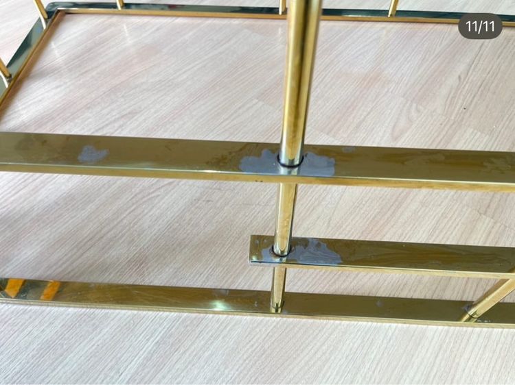 🔥 kare coffer table  โต๊ะกระจกลาย หินอ่อนขาเป็นเหล็ก รูปที่ 11