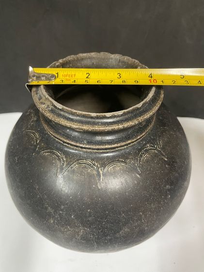 ไหเขมร พนมดงเร็ก เคลือบดำ  รูปที่ 8