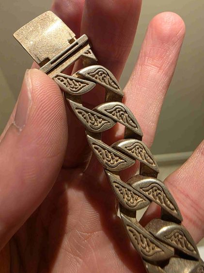 สร้อย ข้อมือ ลาย ฮาเล่ Harley-Davidson สวยหายาก รุ่นเก่า เขียน 925 หนาๆ หนักๆ อย่างดี ขายตามสภาพ พร้อมส่งครับ รูปที่ 2