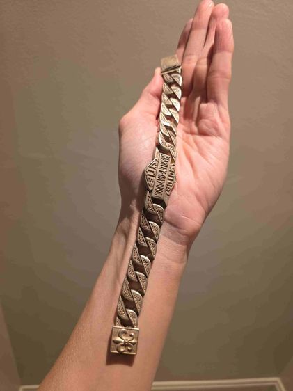 สร้อย ข้อมือ ลาย ฮาเล่ Harley-Davidson สวยหายาก รุ่นเก่า เขียน 925 หนาๆ หนักๆ อย่างดี ขายตามสภาพ พร้อมส่งครับ