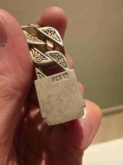 สร้อย ข้อมือ ลาย ฮาเล่ Harley-Davidson สวยหายาก รุ่นเก่า เขียน 925 หนาๆ หนักๆ อย่างดี ขายตามสภาพ พร้อมส่งครับ รูปที่ 10