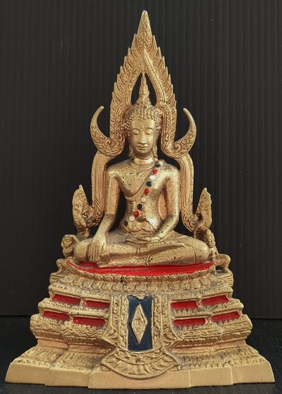 พระพุทธชินราช  กาหลั่ยทอง 2 นิ้ว