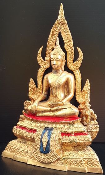 พระพุทธชินราช กาหลัยทอง 3 นิ้ว รูปที่ 4