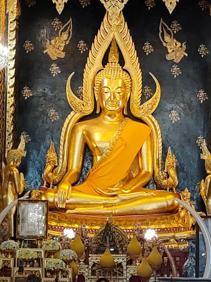 พระพุทธชินราช กาหลัยทอง 3 นิ้ว รูปที่ 2