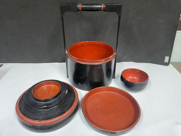 ปิ่นโตไม้ ศิลปะพม่า  รูปที่ 2