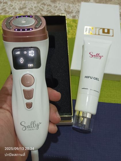 เครื่องนวดหน้า Mini Hifu  เครื่องนวดยกกระชับ Mini Hifu ปรับได้ 3 โหมด คือ Hifu  RF และ EMS ใช้งานน้อยมากไม่เกิน 5 ครั้งอุปกรณ์  เครื่องสมบูรณ์ไม่มีรอย มีกล่อง เครื่อง ปลั๊ก เจลทาหน้าครบ ซื้อมา 2200 ขอส่งต่อ 1200 รูปที่ 5