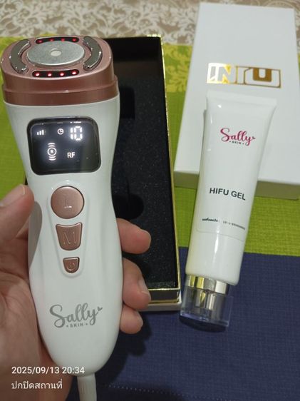 เครื่องนวดหน้า Mini Hifu  เครื่องนวดยกกระชับ Mini Hifu ปรับได้ 3 โหมด คือ Hifu  RF และ EMS ใช้งานน้อยมากไม่เกิน 5 ครั้งอุปกรณ์  เครื่องสมบูรณ์ไม่มีรอย มีกล่อง เครื่อง ปลั๊ก เจลทาหน้าครบ ซื้อมา 2200 ขอส่งต่อ 1200 รูปที่ 4