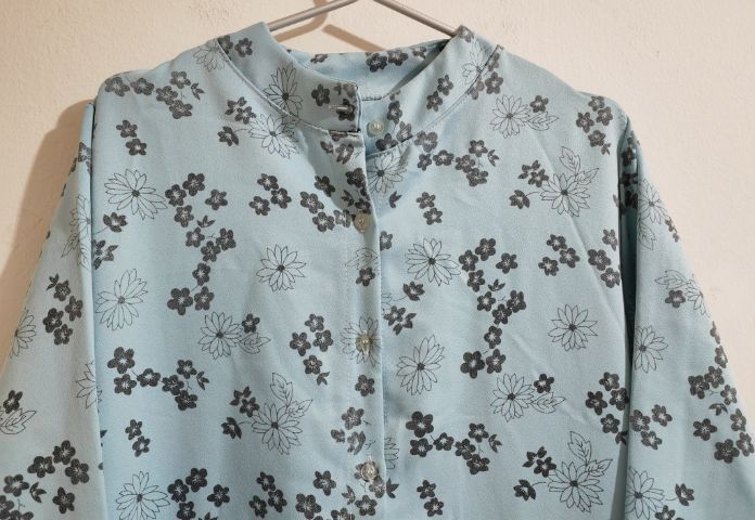 เดรสสไตล์ญี่ปุ่น สีฟ้า รูปที่ 11