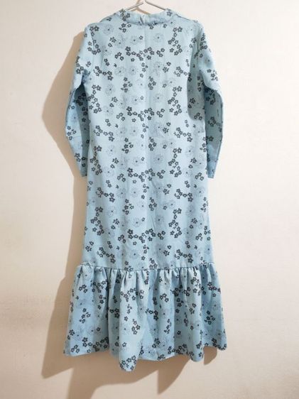 เดรสสไตล์ญี่ปุ่น สีฟ้า รูปที่ 7