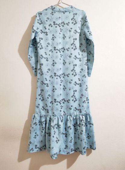 เดรสสไตล์ญี่ปุ่น สีฟ้า รูปที่ 6