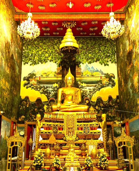 หลวงพ่อวัดไร่ขิง  วัดไร่ขิง  กาหลั่ยทอง  4 นิ้ว  รูปที่ 2