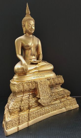 หลวงพ่อวัดไร่ขิง  วัดไร่ขิง  กาหลั่ยทอง  4 นิ้ว  รูปที่ 3