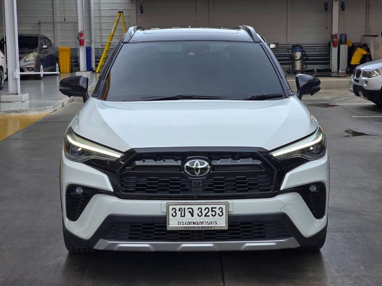Toyota Corolla Cross 2022 1.8 HEV GR Sport Sedan ไฮบริด ไม่ติดแก๊ส เกียร์อัตโนมัติ ขาว รูปที่ 2