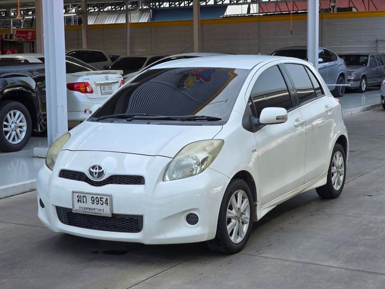Toyota Yaris 2012 1.2 E Sedan เบนซิน ไม่ติดแก๊ส เกียร์อัตโนมัติ ขาว รูปที่ 3