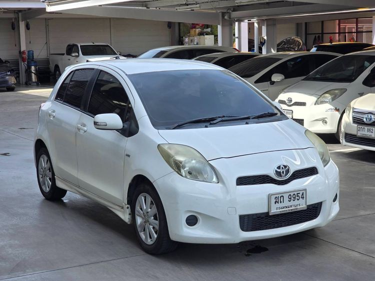 Toyota Yaris 2012 1.2 E Sedan เบนซิน ไม่ติดแก๊ส เกียร์อัตโนมัติ ขาว