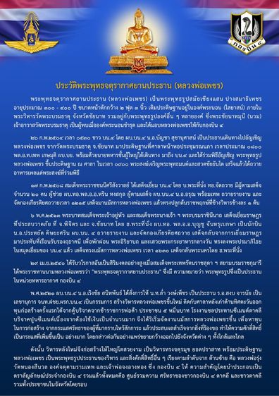 หลวงพ่อเพชร (พระพุทธจตุรากาศยานประธาน) กองบิน 4  รูปที่ 11