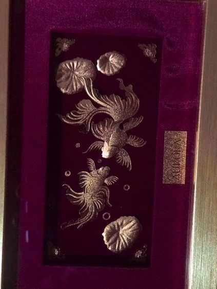 ทองคำแท้ออโรร่า 99.99เปอร์เซ็น..สิ่งมงคลปลาทองแท้ในกรอบจากออโรร่าสภาพเยี่ยม รูปที่ 6