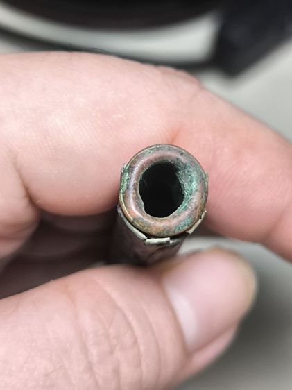 ตะกรุดคู่ชีวิตหลวงพ่อเตียง วัดเขารูปช้าง เนื้อตะกั่ว รูปที่ 6