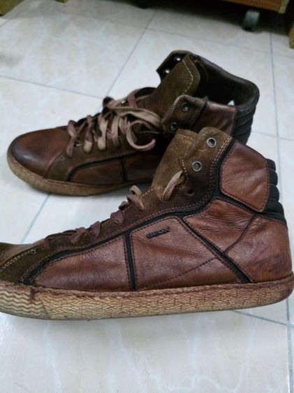 รองเท้าหนัง geox แท้ size 44 เบอร์ 11 ใช้งานได้ปกติ ซอฟเดิม สนใจติดต่อ 083-247-9191 ส่งฟรี รูปที่ 6