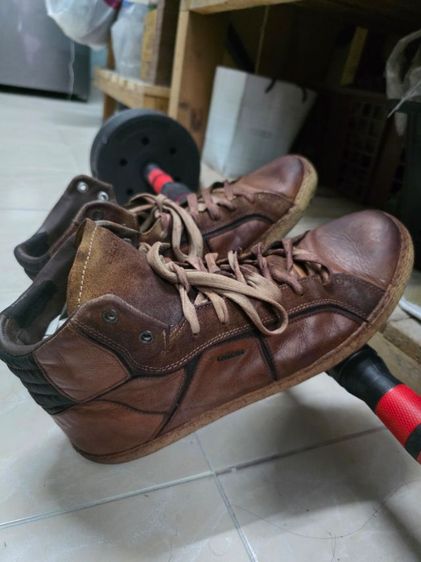 รองเท้าหนัง geox แท้ size 44 เบอร์ 11 ใช้งานได้ปกติ ซอฟเดิม สนใจติดต่อ 083-247-9191 ส่งฟรี รูปที่ 4