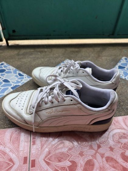 รองเท้าหนัง Puma สีขาว เบอร์ 44 ใช้งานได้ปกติสภาพดีพร้อมใช้ ค่าส่ง 30 บาท รูปที่ 6