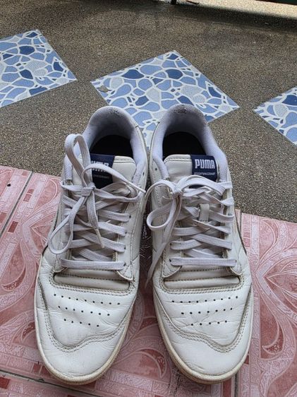 รองเท้าหนัง Puma สีขาว เบอร์ 44 ใช้งานได้ปกติสภาพดีพร้อมใช้ ค่าส่ง 30 บาท รูปที่ 4
