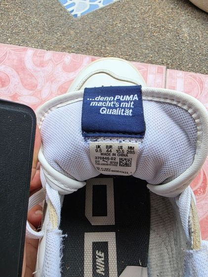 รองเท้าหนัง Puma สีขาว เบอร์ 44 ใช้งานได้ปกติสภาพดีพร้อมใช้ ค่าส่ง 30 บาท รูปที่ 2
