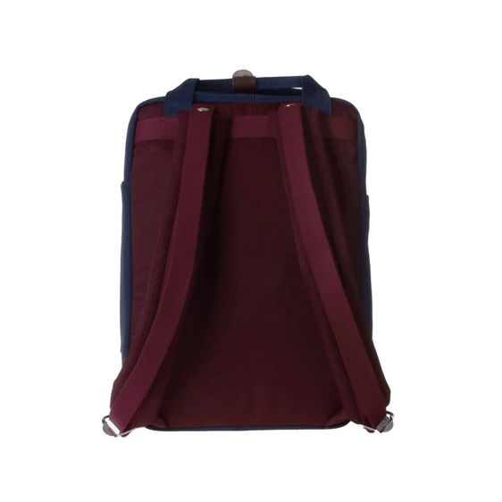 กระเป๋าเป้สะพายหลังแท้ DOUGHNUT รุ่น MACAROON สี Wine x Navy  รูปที่ 3