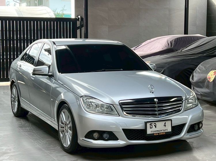 Mercedes-Benz C-Class 2012 C200 CGI Sedan เบนซิน ไม่ติดแก๊ส เกียร์อัตโนมัติ เทา รูปที่ 2