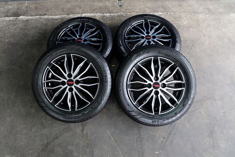 🚩 Vios TRD 15 นิ้ว  + ยาง Bridgestone 185 60R15 ปี22