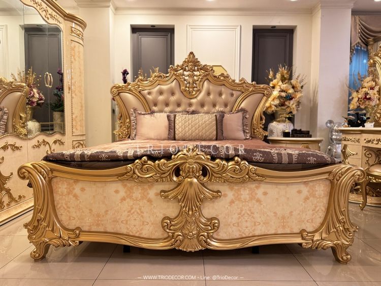 GRAND PALACE EXCLUSIVE-I LUXURY BAROQUE BED เตียงนอนหลุยส์ PREMIUM SERIES ขนาด6ฟุต รุ่น แกรนด์พาเลซ เอ็กคลูซีฟ 1 รูปที่ 2