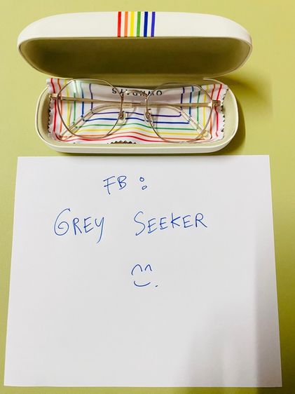 แว่นตากรอบสีทอง OWNDAYS ป้องกันรังสี UV420 เลนส์ใส ออกแดดไม่เปลี่ยนสี รูปที่ 7