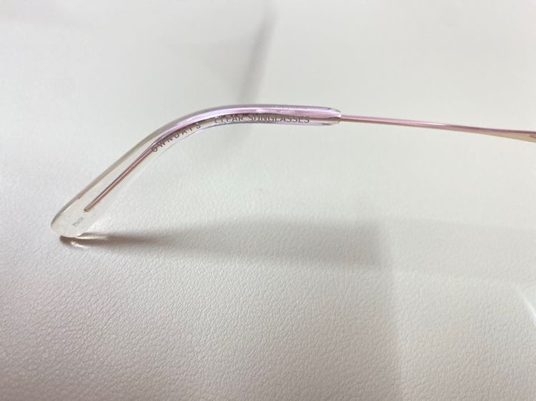 แว่นตากรอบสีทอง OWNDAYS ป้องกันรังสี UV420 เลนส์ใส ออกแดดไม่เปลี่ยนสี รูปที่ 8