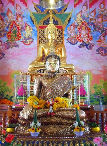 หลวงพ่อเหลือ วัดสร้อยทอง 5 นิ้ว ปี 37 รูปที่ 2