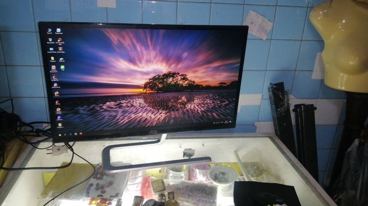 จอaocรุ่นร2381FH23 อุปกรณ์ครบ มีประกัน2พัน ที่ ถนางลิ้นจี่ ส่งได้ ทัก0813195660