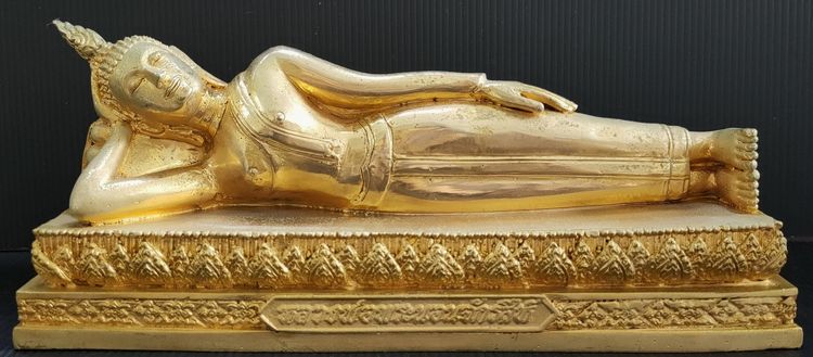 หลวงพ่อพระนอนจักรสีห์ วัดพระนอนจักรสีห์วรวิหาร สิงห์บุรี กาหลั่ยทอง  รูปที่ 3