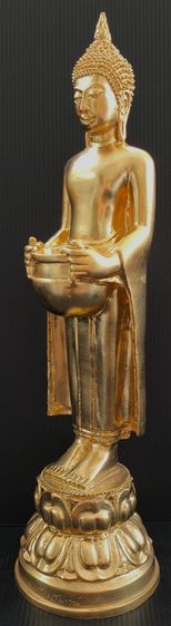 หลวงพ่อแก่นจันทน์ วัดช่องลม ปิดทอง สูง 14 นิ้ว  ปี 57 รูปที่ 4