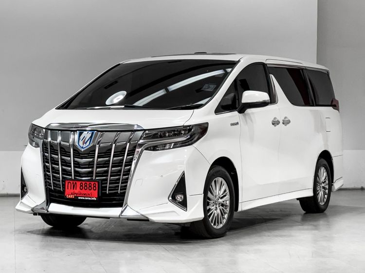 รถ Toyota Alphard 2.5 HV 4WD สี ขาว