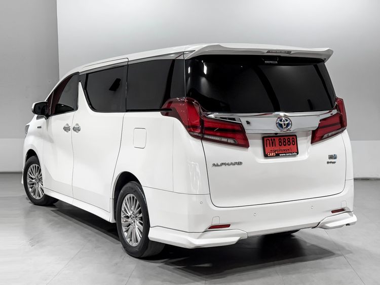 Toyota Alphard 2018 2.5 HV 4WD Utility-car ไฮบริด ไม่ติดแก๊ส เกียร์อัตโนมัติ ขาว รูปที่ 4