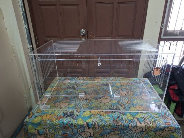 กรงอะคริลิค ขนาด 80x40x40 ซม สำหรับเม่นแคระและสัตว์ Exotic  รูปที่ 14