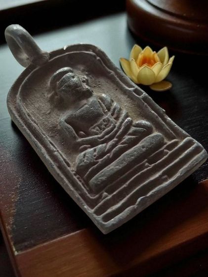 เหรียญหล่อโบราณ พิมพ์ชาวบ้าน หลวงพ่อไปล่ วัดกำแพง กรุงเทพ ปี2478 รูปที่ 2